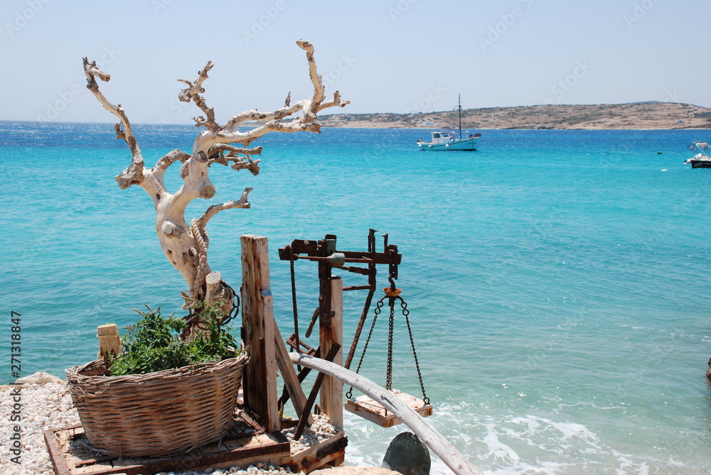 Naklejka premium Koufonisia islands in Greece