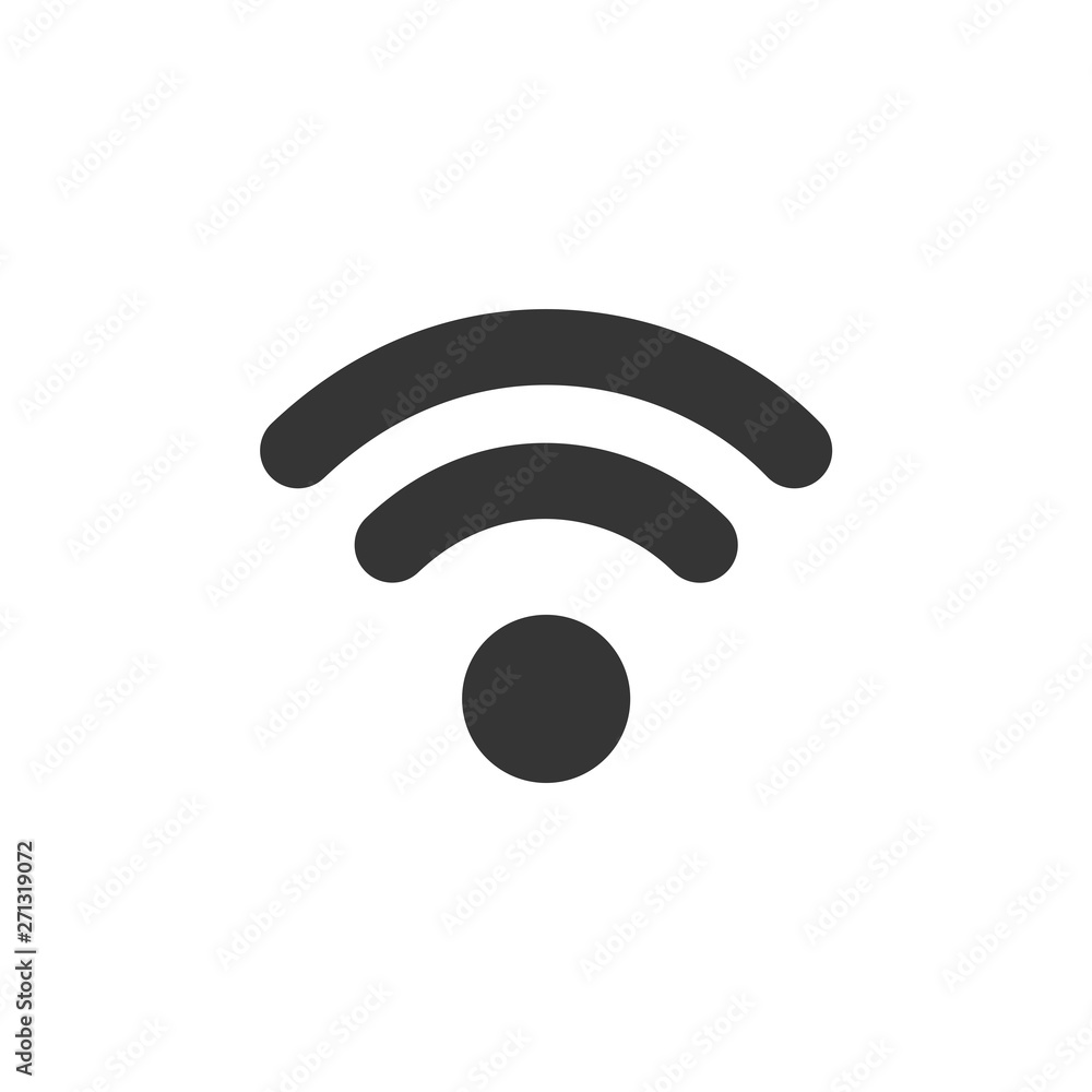 Wifi icon vector. Wifi signal sign modern web icon. wireless logo design inspiration Wifi icon vector. Wifi signal sign modern web icon. wireless logo design inspiration