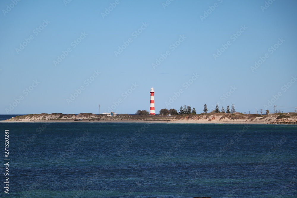 Moore Point Lighthouse in Geraldton, Australia Western Australia