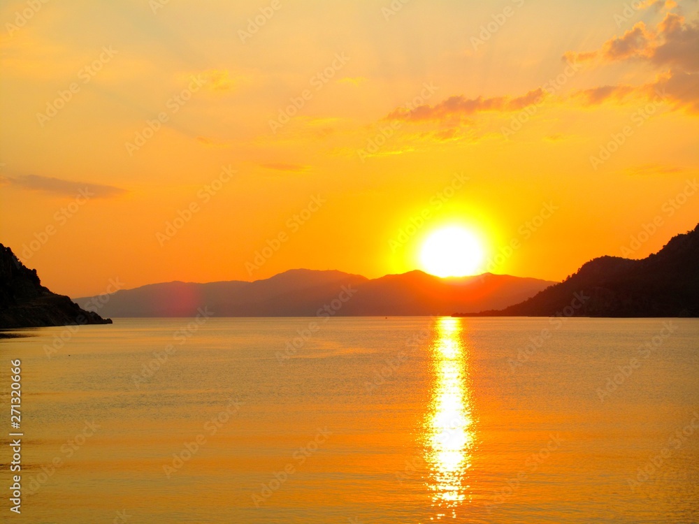 Turkey sunset Turkey sunset
