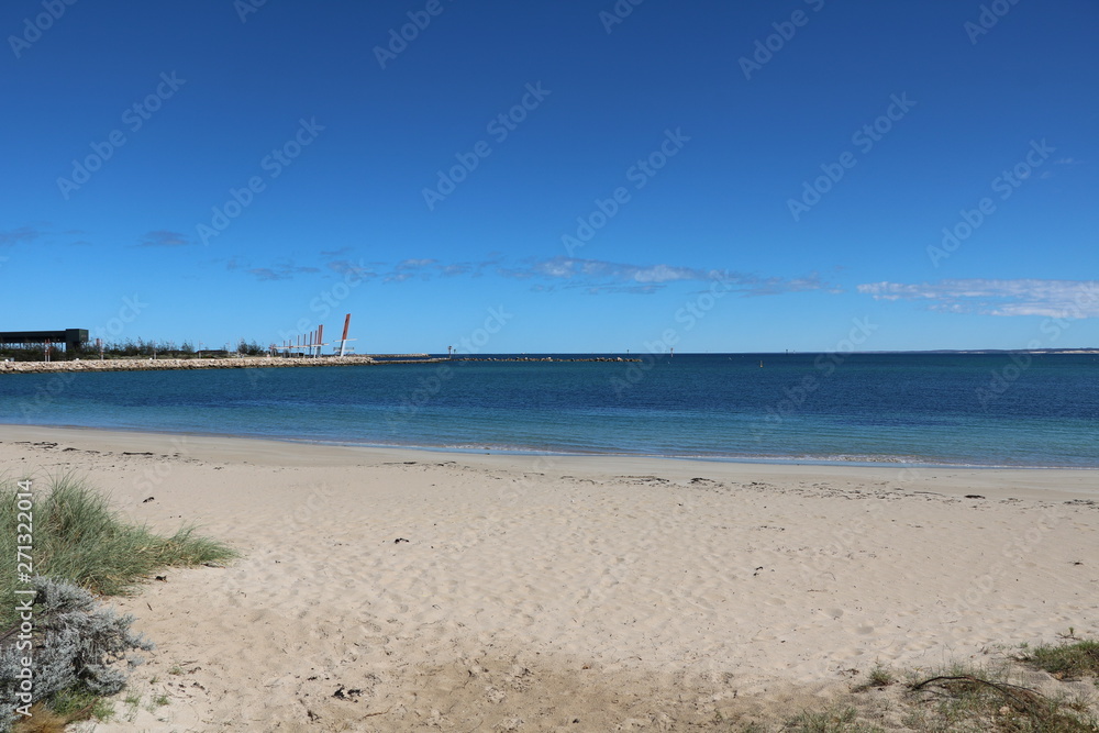 Sand beach in Geraldton, Australia Western Australia