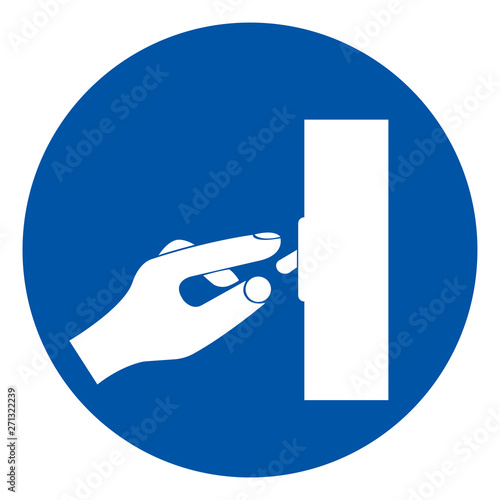 Switch Off Symbol Sign ,Vector Illustration, Isolate On White Background Label. EPS10