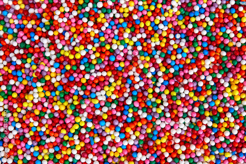 Colorful bright background, multi-colored balls. Sweet nice background candy.