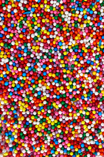 Colorful bright background, multi-colored balls. Sweet nice background candy.