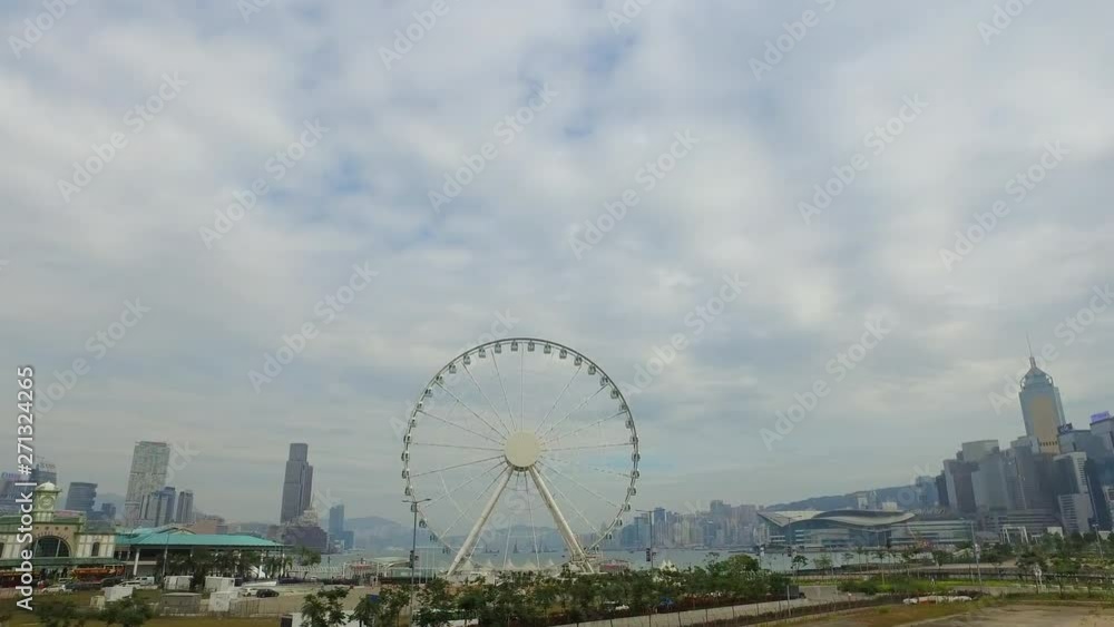 Hong Kong Waterfront and Observation Wheel - Hong Kong, China Hong Kong Waterfront and Observation Wheel - Hong Kong, China
