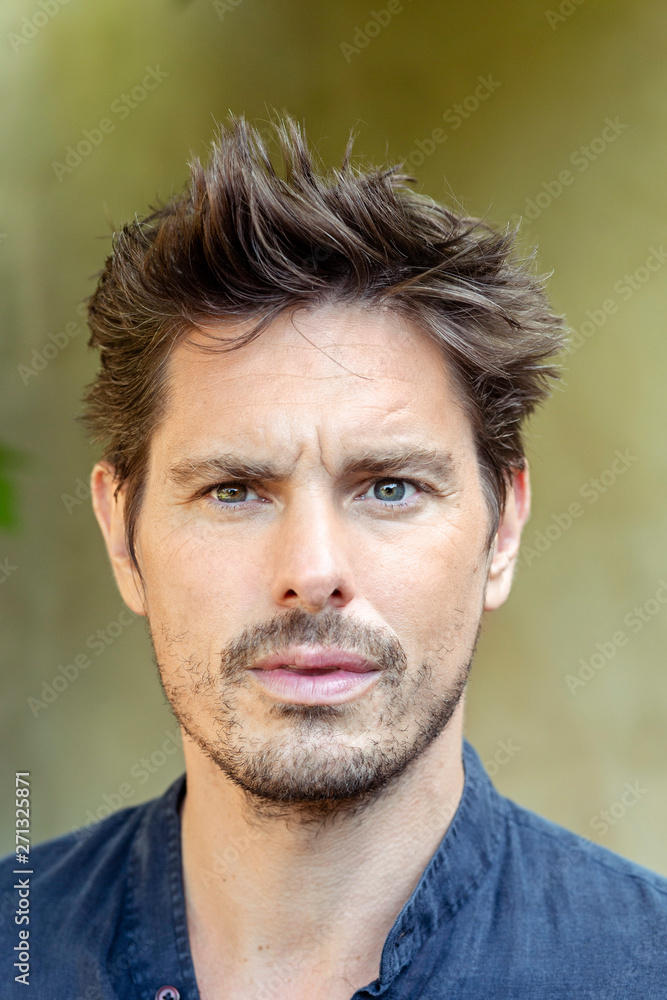 Portrait of a energetic mid adult man Portrait of a energetic mid adult man