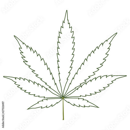 Marijuana cannabis leaf weed icon, medicine, drug