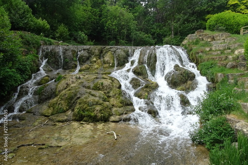 Cascade waterfall at Blenheim Palace - Woodstock, Oxfordshire, England, UK photo