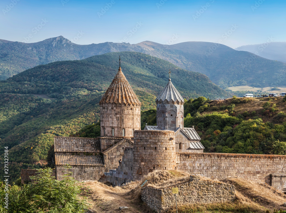 Tatev monastery-Armenian monastery complex of the late IX-early X centuries in Syunik region. Armenia