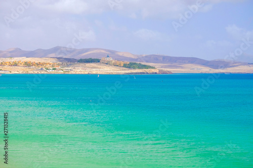 Beach Costa Calma on Fuerteventura, Canary Islands. © Elena Krivorotova