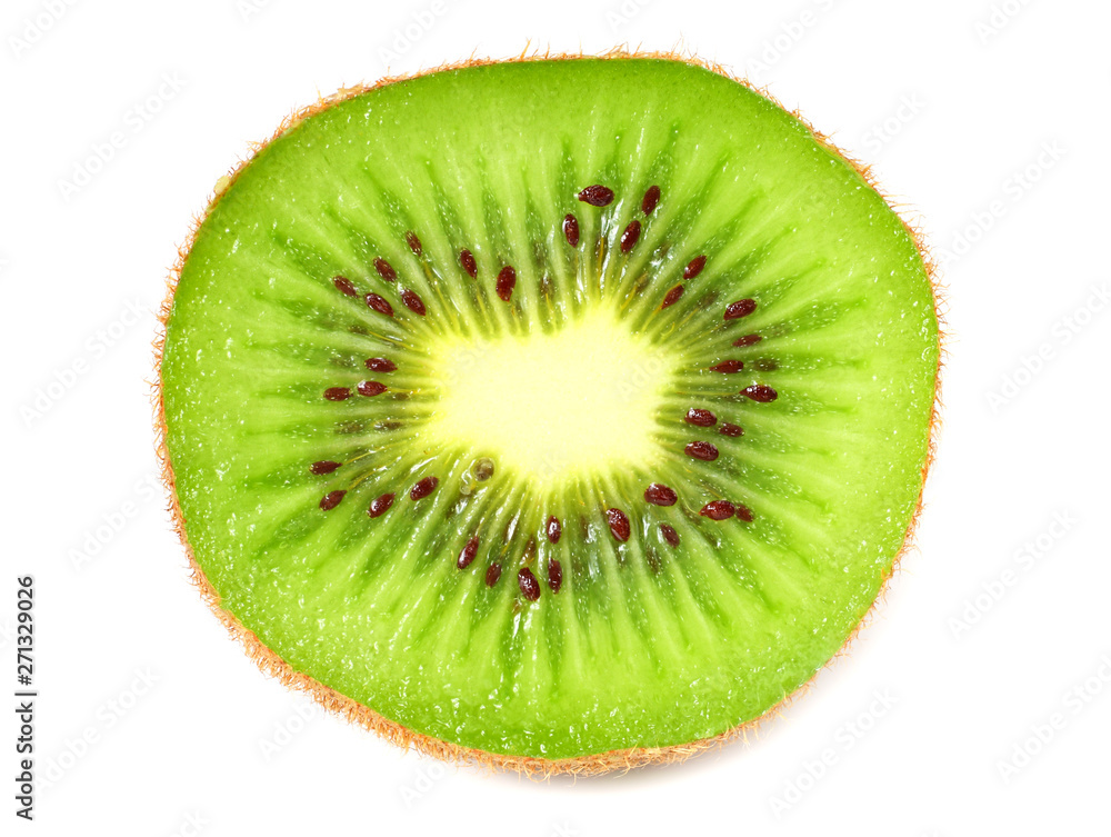 Slices kiwi fruit isolated on white background Slices kiwi fruit isolated on white background