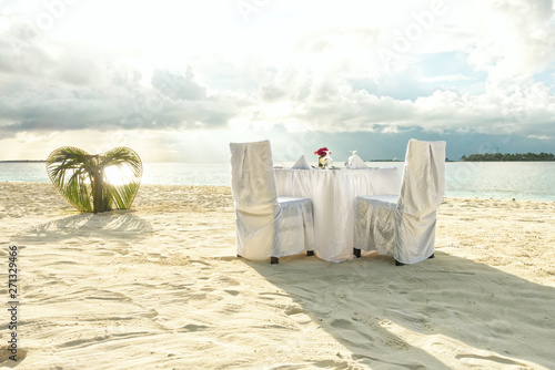 Wedding Table Maledives