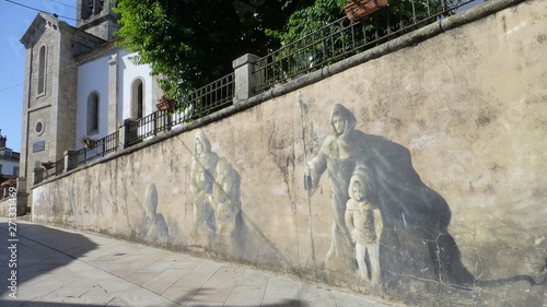 Sarria, village of Camino de Santiago. Galicia.Spain photo