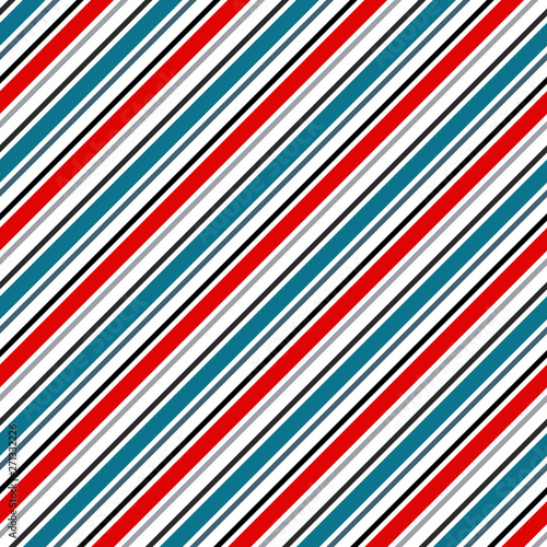 Retro stripe pattern with navy red,white, black and orange parallel stripe. Vector pattern stripe abstract background eps10