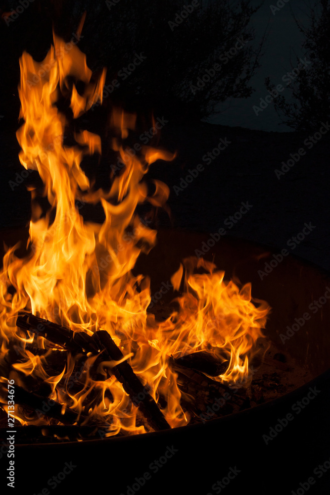 an evening by a roaring campfire an evening by a roaring campfire