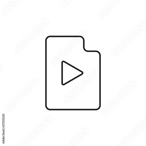 Playlist vector icon. media...