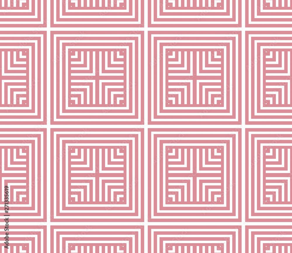Pink and white simple geometric texture 