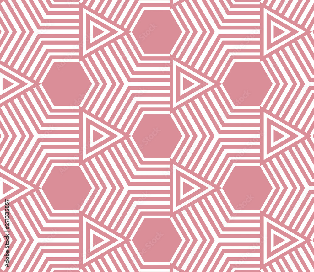 Pink and white pattern with geometric simple design, texture for girl Pink and white pattern with geometric simple design, texture for girl