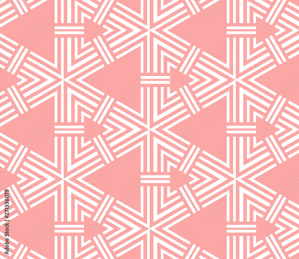 Pink and white pattern with geometric simple design, texture for girl Pink and white pattern with geometric simple design, texture for girl