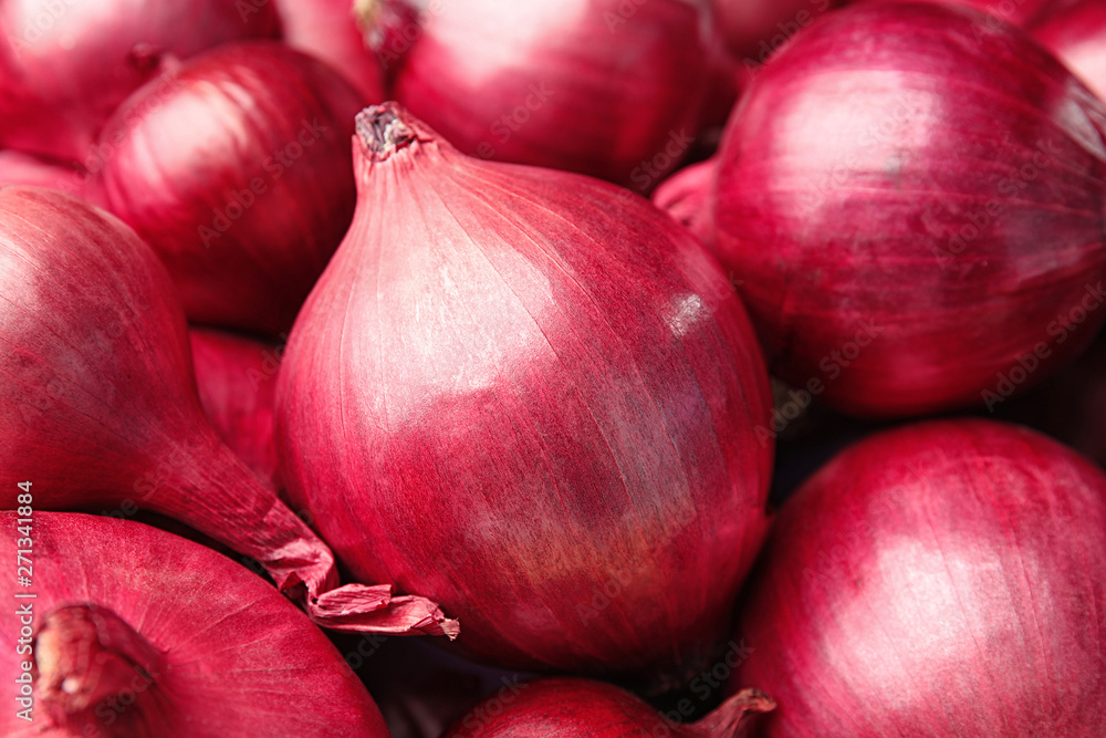Fresh whole red onions as background, closeup Fresh whole red onions as background, closeup