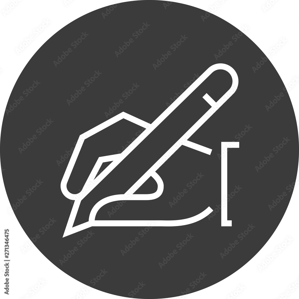 Edit Write Publish Outline Icon Edit Write Publish Outline Icon