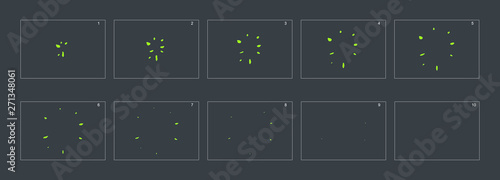 animation explosion effect frame by frame