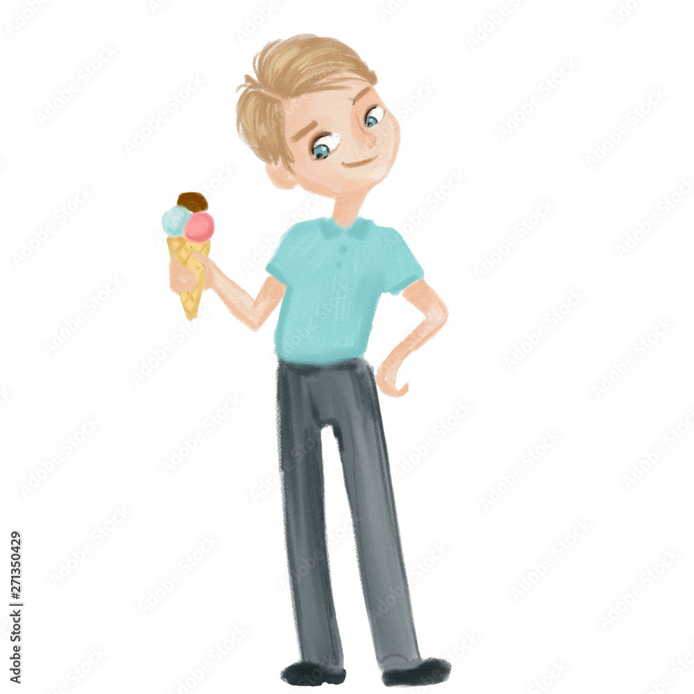 little boy holding an ice cream cone little boy holding an ice cream cone