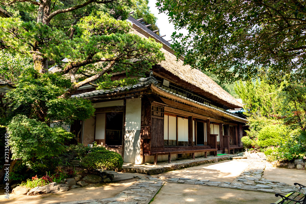 Heikeyashiki, a traditional Japanese house of Tairas family, preserved in Iya, Tokushima prefecture, Japan Heikeyashiki, a traditional Japanese house of Tairas family, preserved in Iya, Tokushima prefecture, Japan