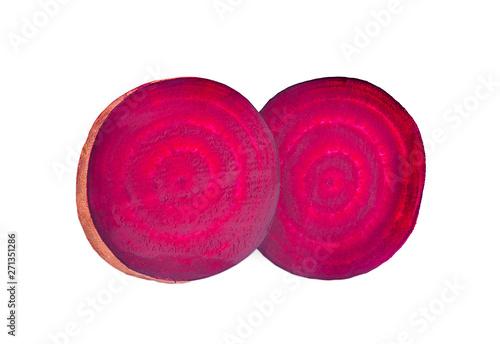 beetroot an isolated on white background