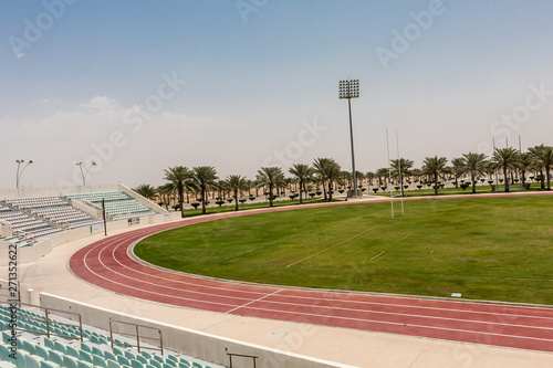 The stadium in the campus of the King Abdullah University of Science and Technology, Thuwal, Saudi Arabia photo