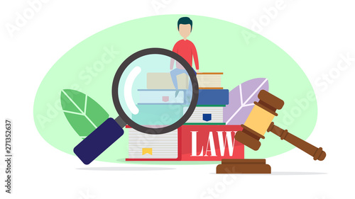 online education flat illustration