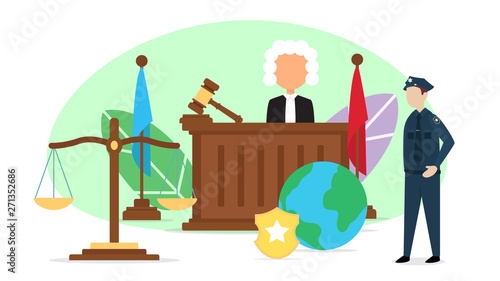online education flat illustration