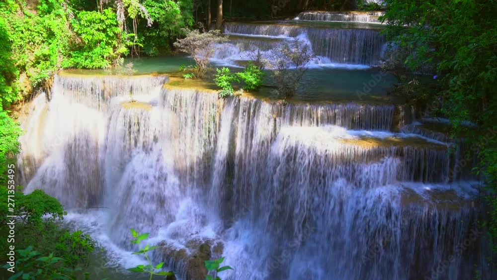 Natural and Beautiful Huay Mae Kamin waterfall in Thailand. Natural and Beautiful Huay Mae Kamin waterfall in Thailand.