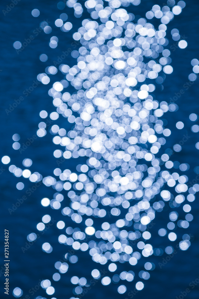Blue water with bokeh Blue water with bokeh