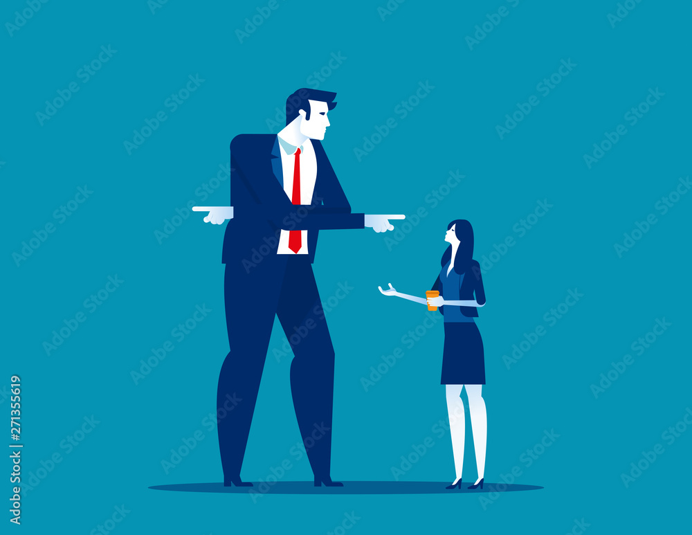 Business people with direction and vision. Concept business vector illustration, Leadership, Opportunity. Business people with direction and vision. Concept business vector illustration, Leadership, Opportunity.
