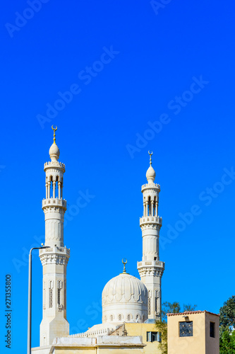 Central mosque in El Dahar district of the Hurghada city, Egypt