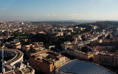 Rome seen from the dome of Saint Peter