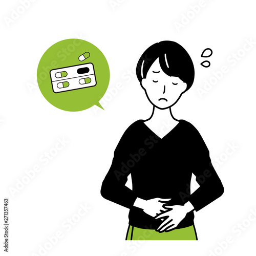 Women who try to take medicine.