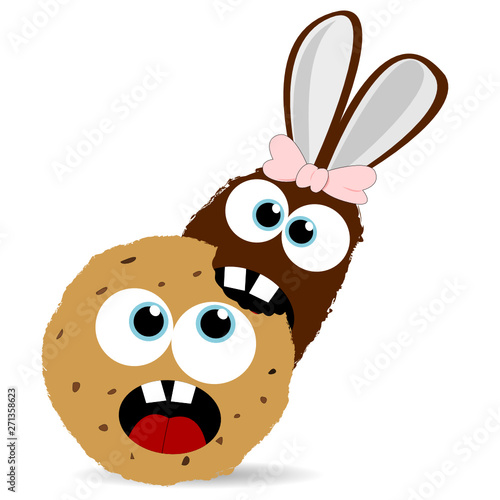 Hase trifft auf Keks