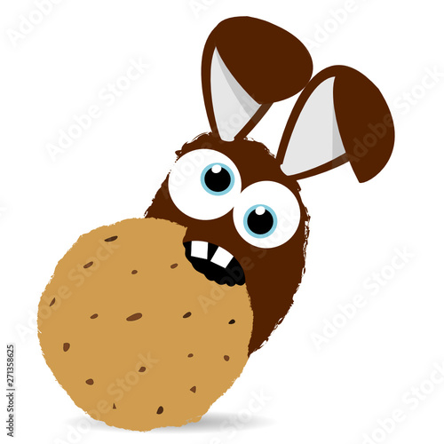 Hase trifft auf Keks