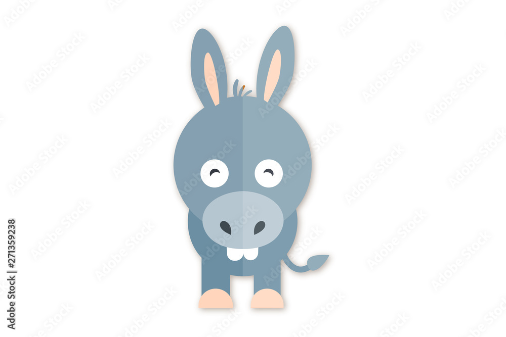 Obraz premium Cute Cartoon Animal