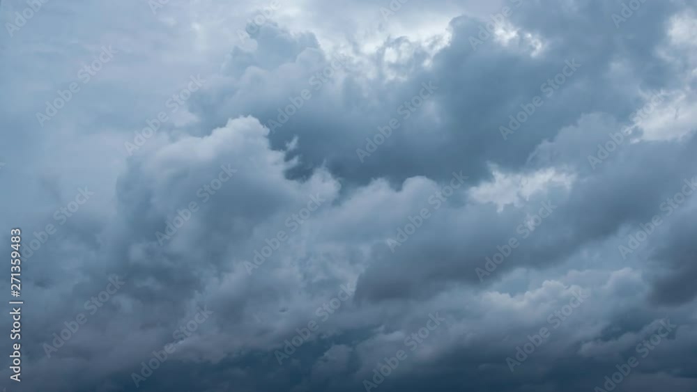 Black Storm Cloud Moving On Sky - Time Lapse Black Storm Cloud Moving On Sky - Time Lapse