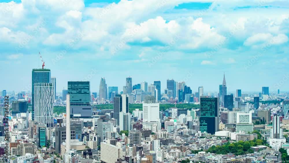 タイムラプス・東京・新宿・渋谷