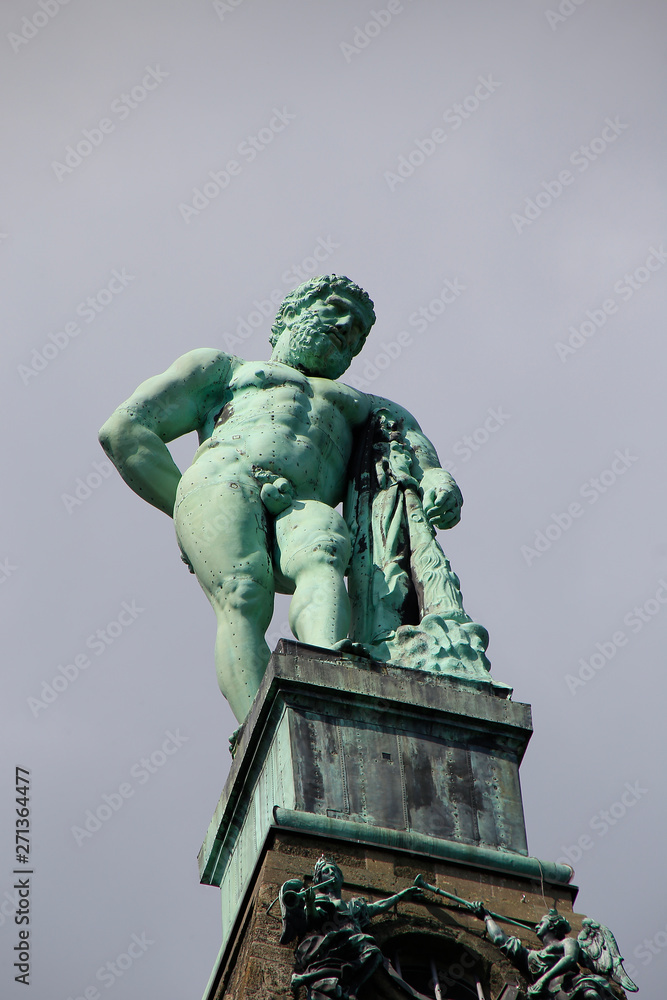 Hercules, Hercules statue, Bergpark Wilhelmshohe, Kassel, Germany, Europe