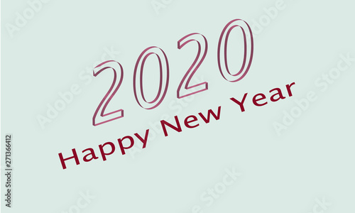 New Year's greetings from 2020