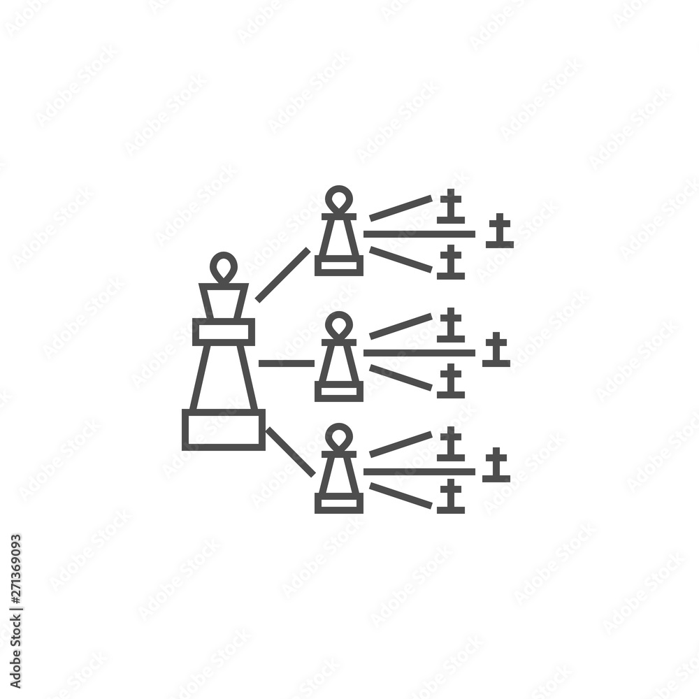 Viral Marketing Line Icon Viral Marketing Line Icon
