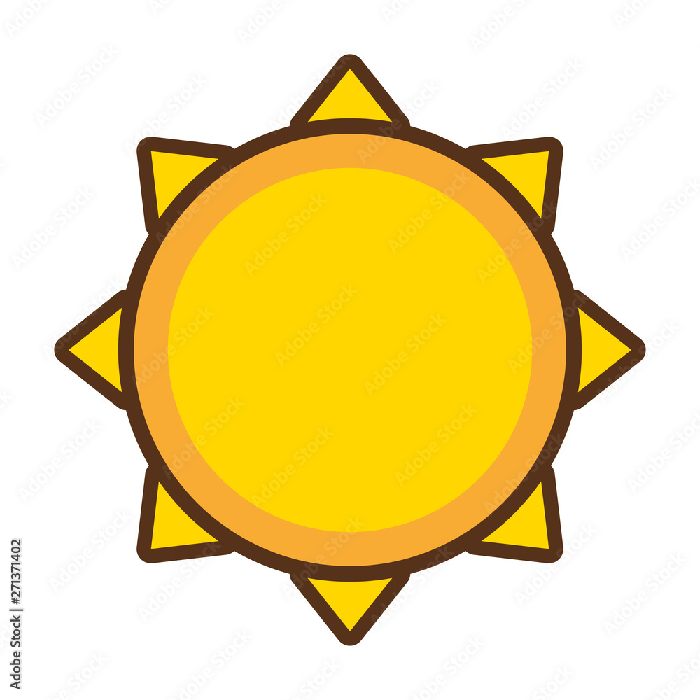 sun climate summer on white background sun climate summer on white background