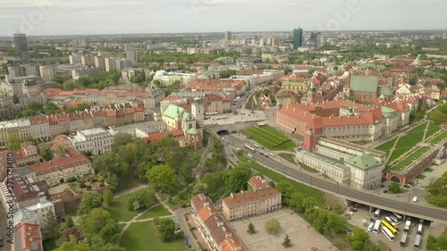 View of Warsaw Old Town photo