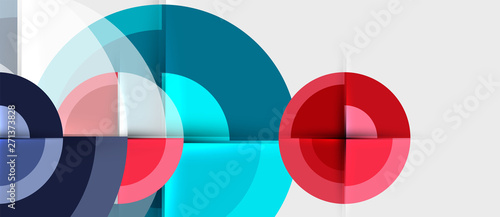 Circular geometrical design template