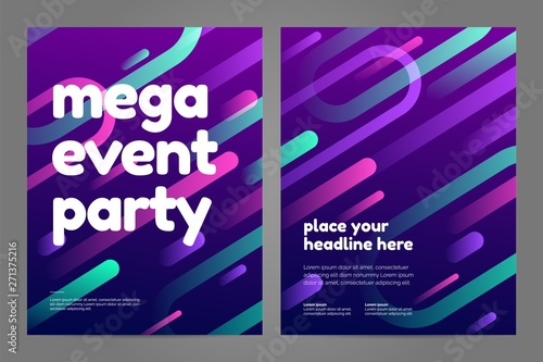 Wallpaper Mural Template design with dynamic lines for event, invitation or championship. Sport background. Torontodigital.ca